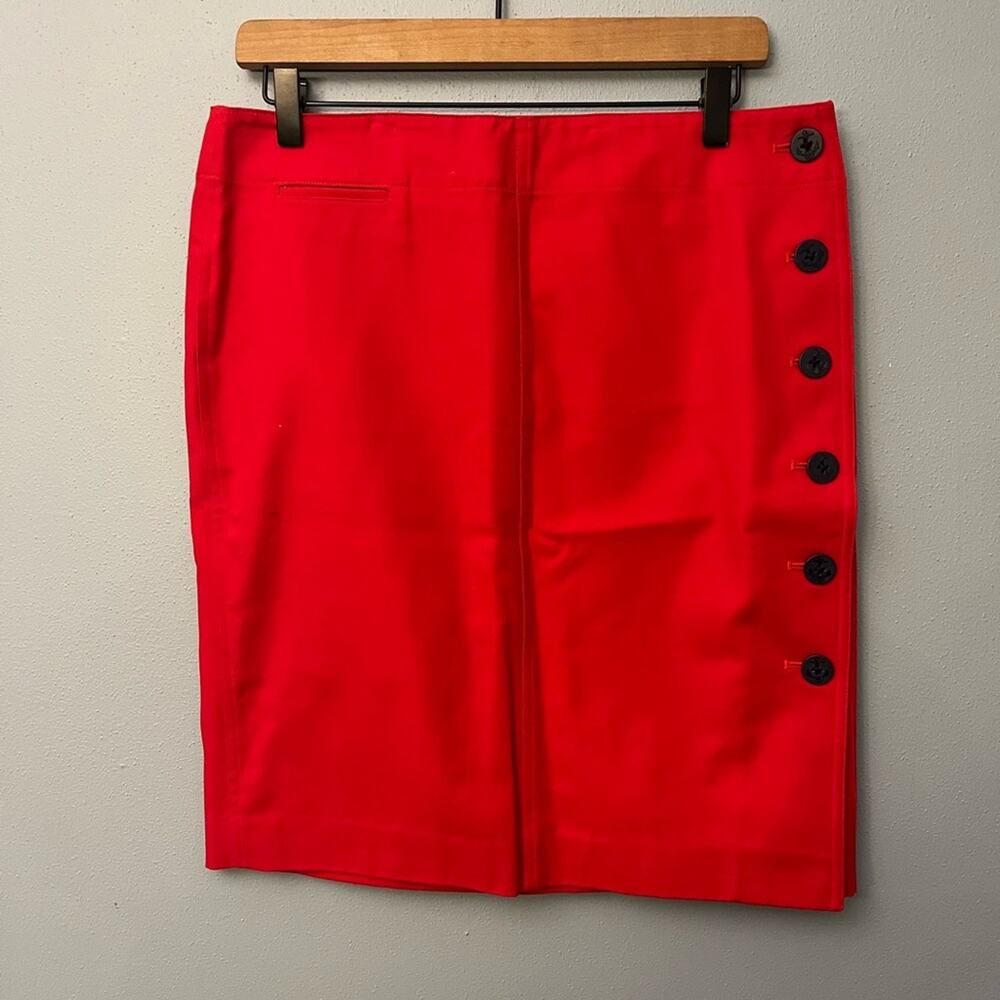Lauren Ralph Lauren Pencil Skirt with Button Accents